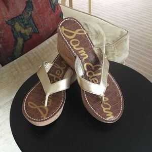 Sam Edelman Romy wedge-gold